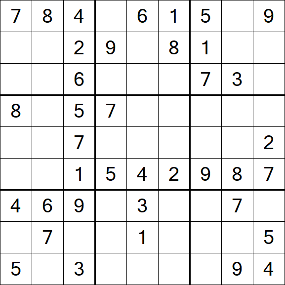 Sudoku - Medium