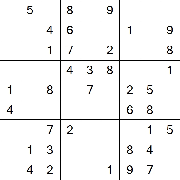 Sudoku - Medium