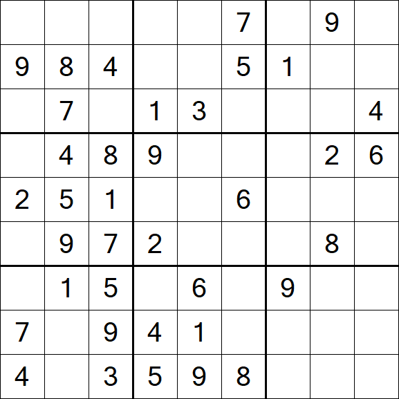 Sudoku - Medium