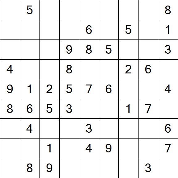 Sudoku - Medium