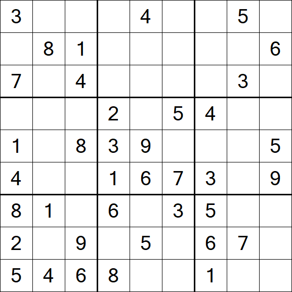 Sudoku - Medium