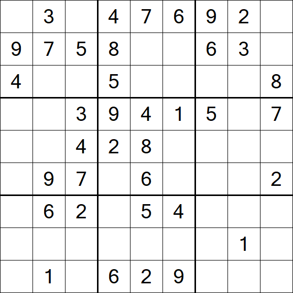 Sudoku - Medium