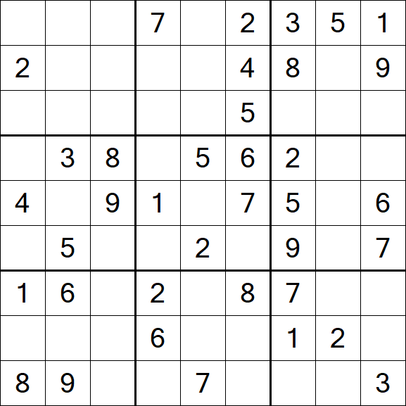 Sudoku - Medium