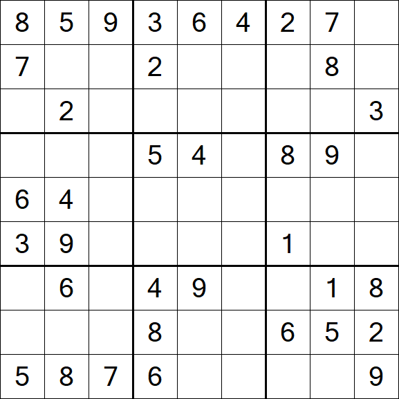 Sudoku - Medium