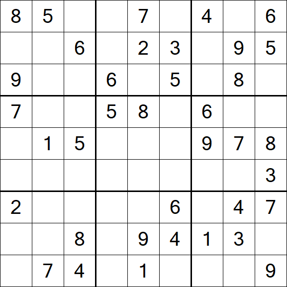 Sudoku - Medium