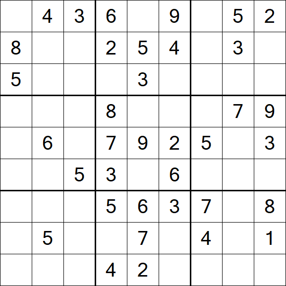 Sudoku - Medium