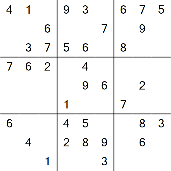 Sudoku - Medium