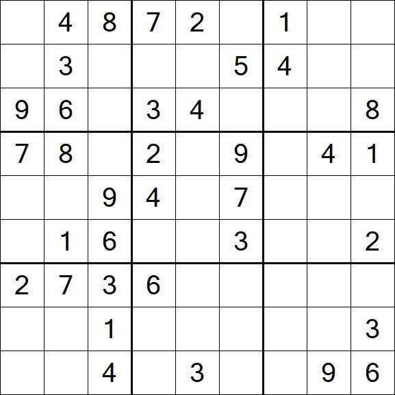 Sudoku - Medium