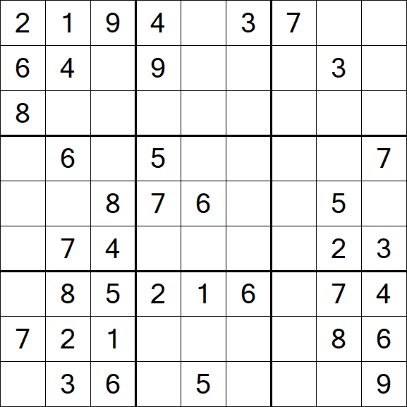 Sudoku - Medium