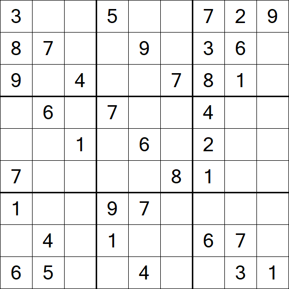 Sudoku - Medium