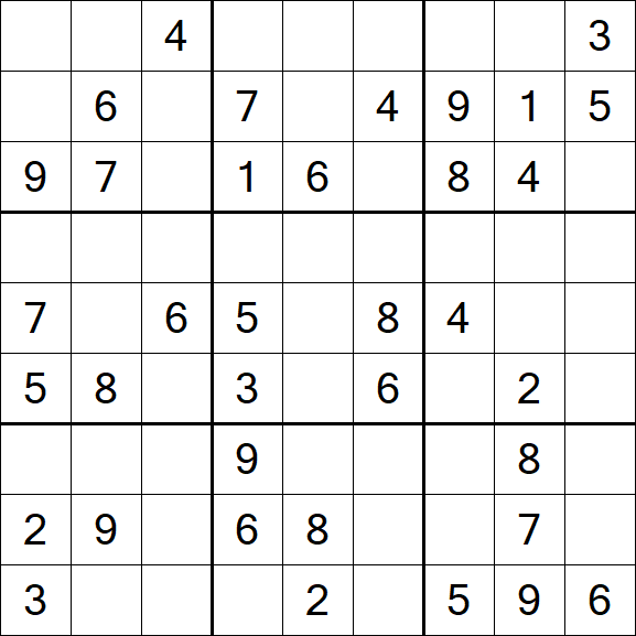 Sudoku - Medium