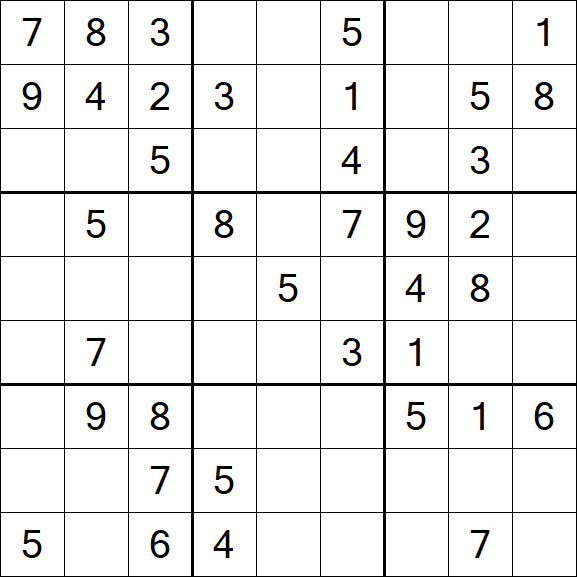Sudoku - Medium