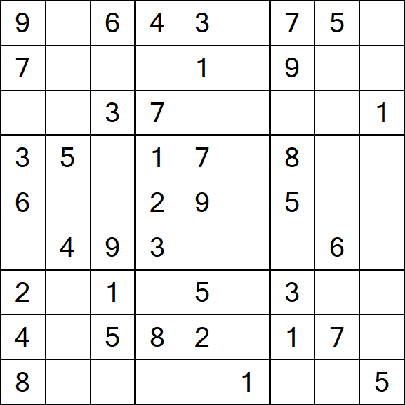 Sudoku - Medium