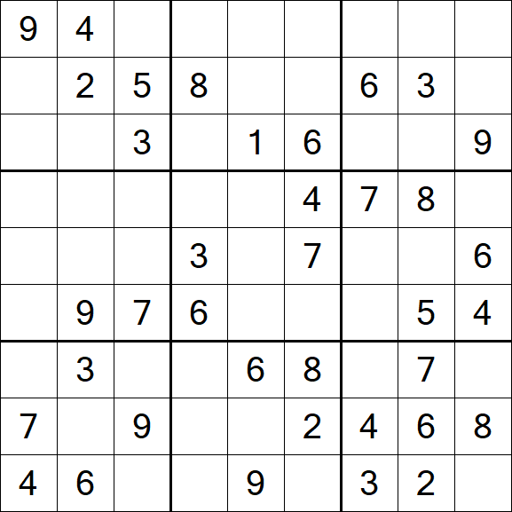 Sudoku - Medium