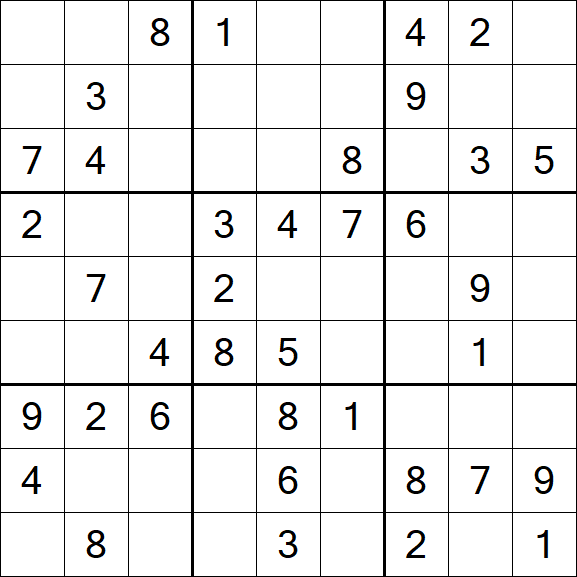 Sudoku - Medium