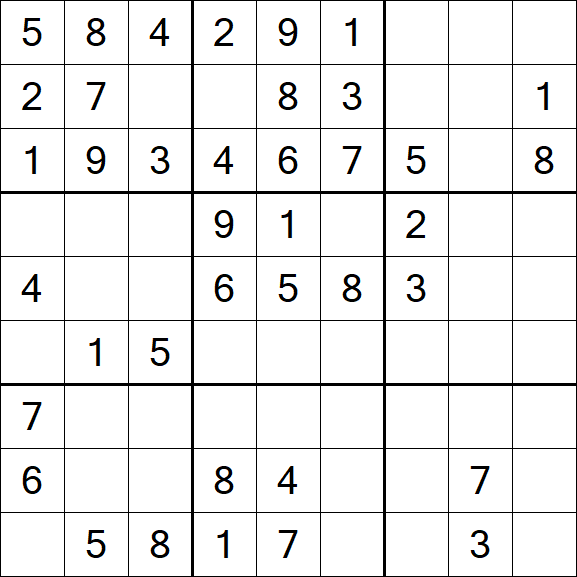Sudoku - Medium