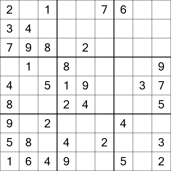 Sudoku - Medium