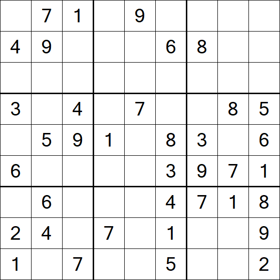 Sudoku - Medium