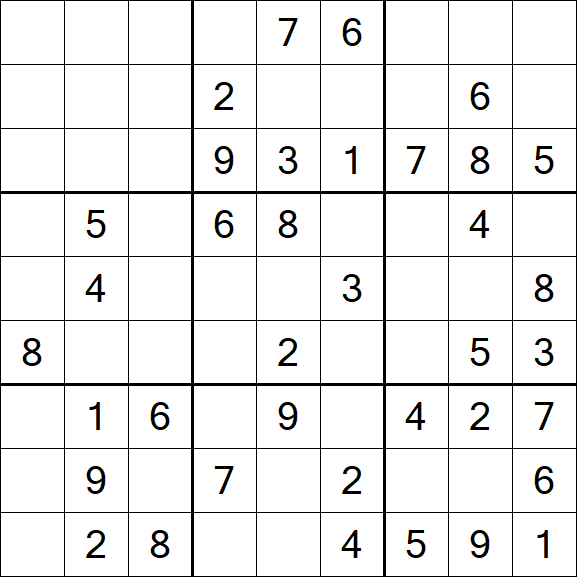 Sudoku - Medium