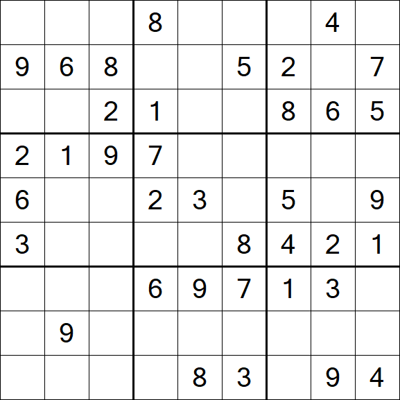Sudoku - Medium