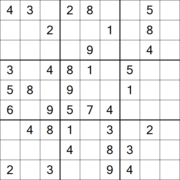 Sudoku - Medium