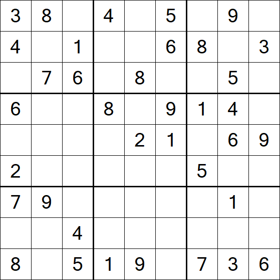Sudoku - Medium