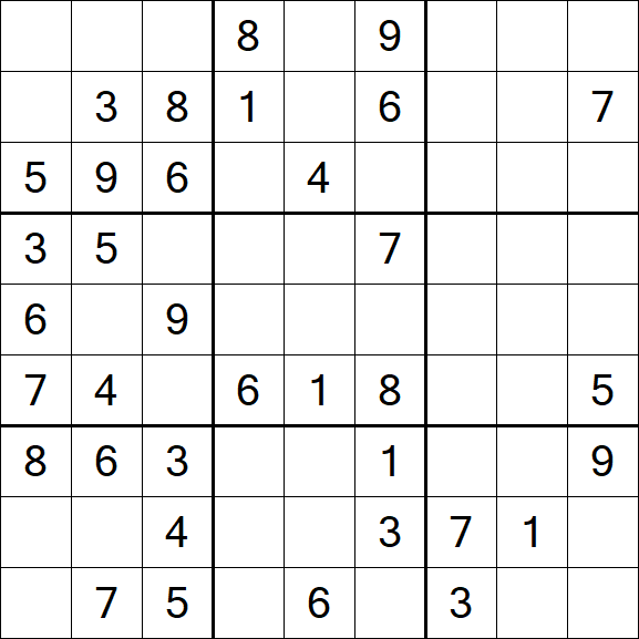 Sudoku - Medium
