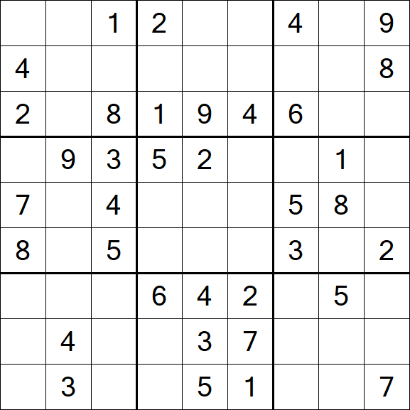 Sudoku - Medium