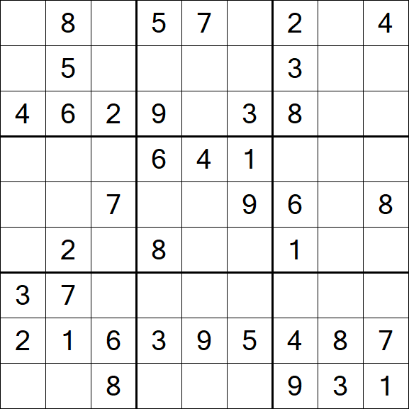 Sudoku - Medium
