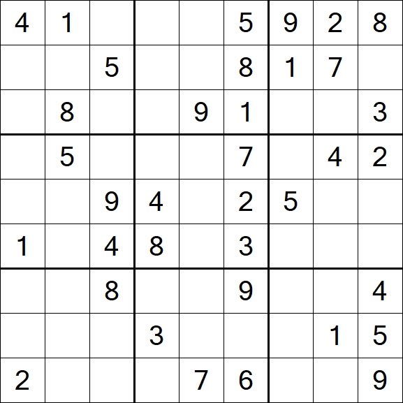 Sudoku - Medium