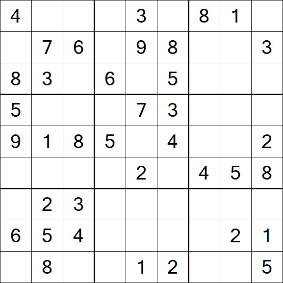 Sudoku - Medium