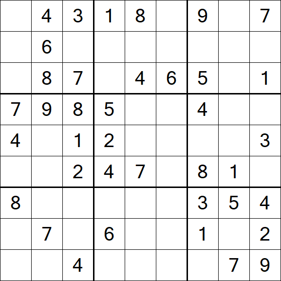 Sudoku - Medium
