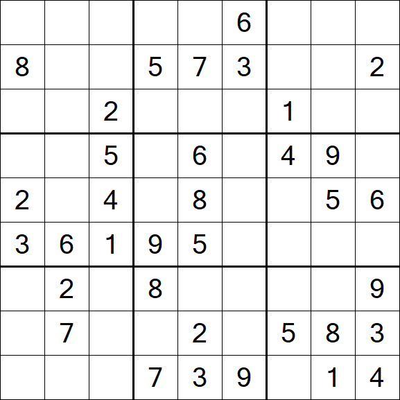 Sudoku - Medium