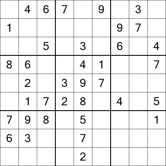 Sudoku - Medium