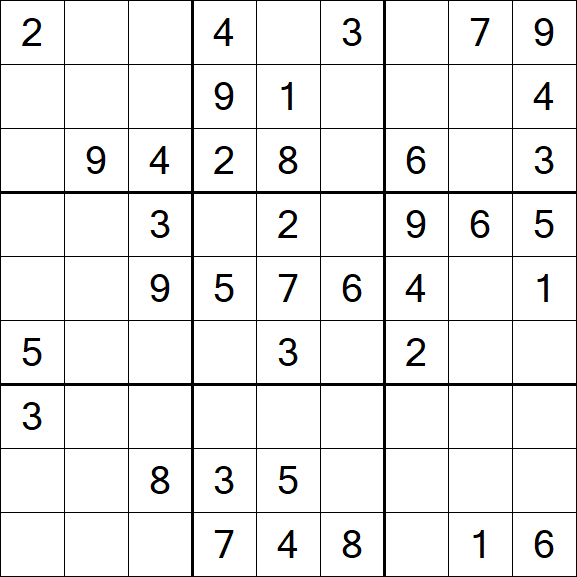 Sudoku - Medium