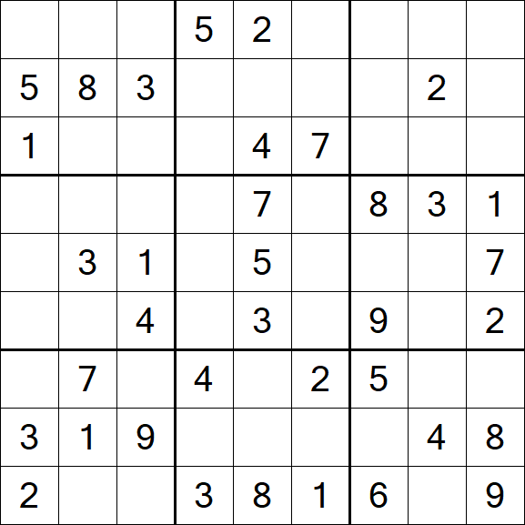 Sudoku - Medium