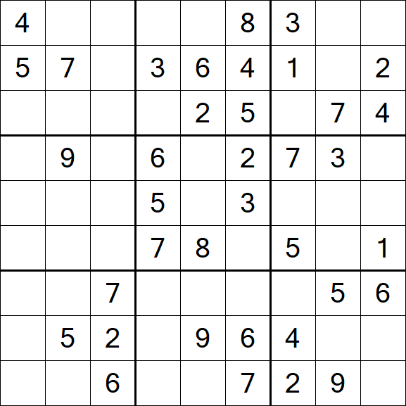 Sudoku - Medium