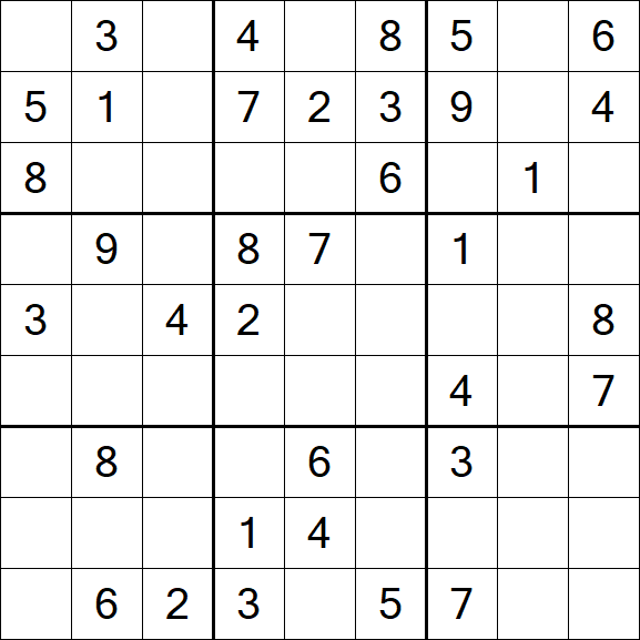 Sudoku - Medium