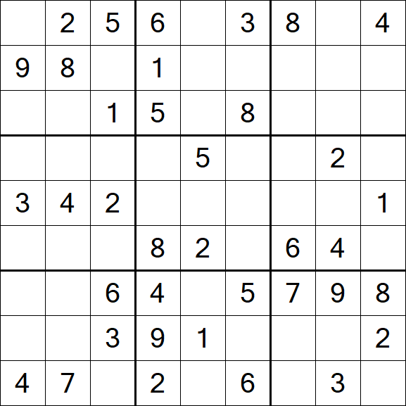 Sudoku - Mittel