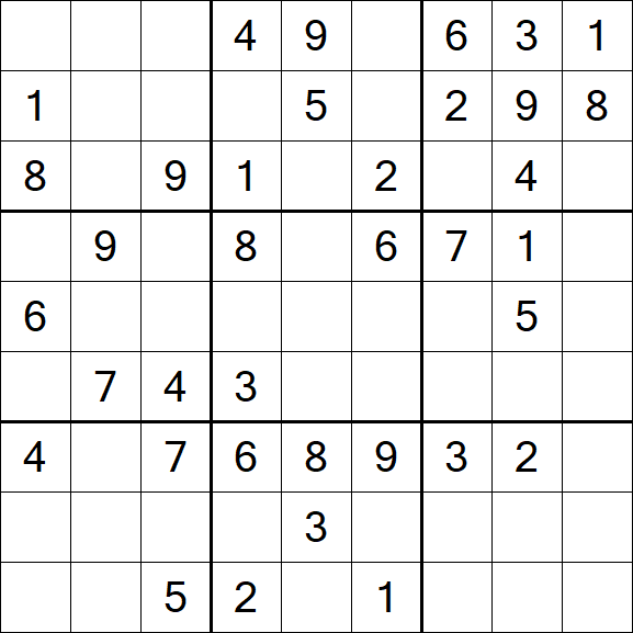 Sudoku - Mittel
