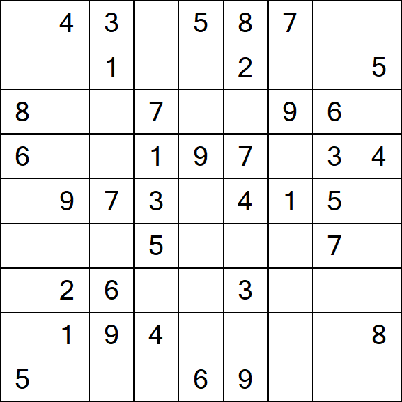 Sudoku - Mittel