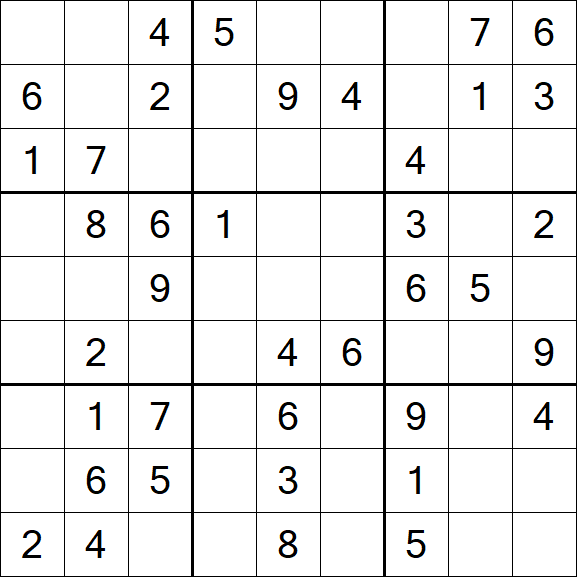 Sudoku - Mittel