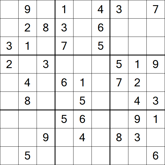 Sudoku - Mittel