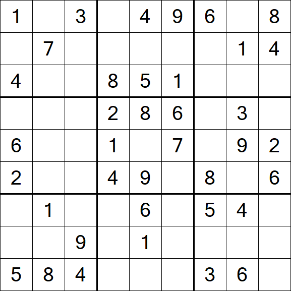 Sudoku - Medio