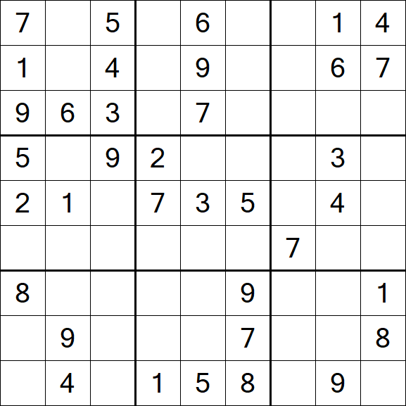 Sudoku - Mittel