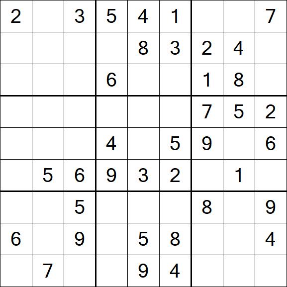 Sudoku - Medium