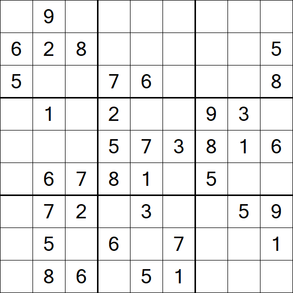 Sudoku - Medium