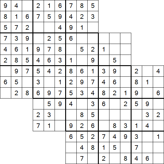 Tripledoku - Einfach