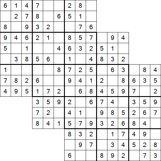 Tripledoku - Einfach