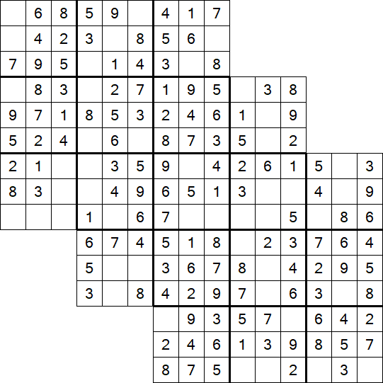 Tripledoku - Einfach